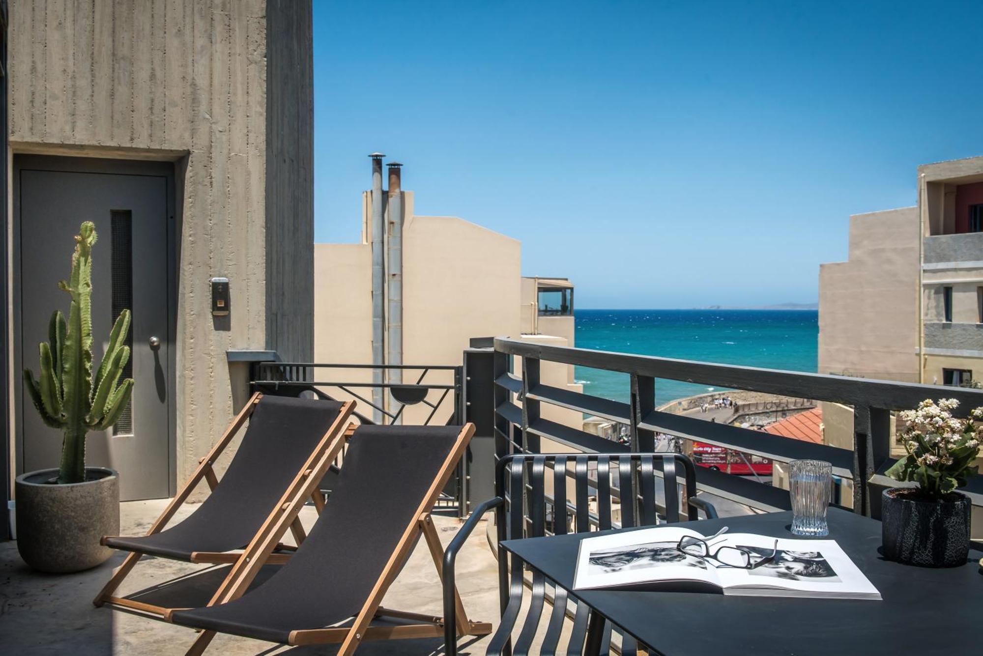 The Blossom Loft - City Center Apartment With Balcony Sea View Heraklion  Luaran gambar